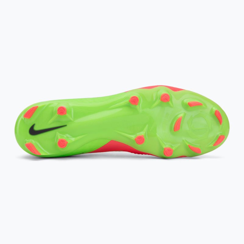 Încălțăminte de fotbal pentru bărbați Nike Phantom 6 Low Academy Erling Haaland FG hot punch/green strike/black 4