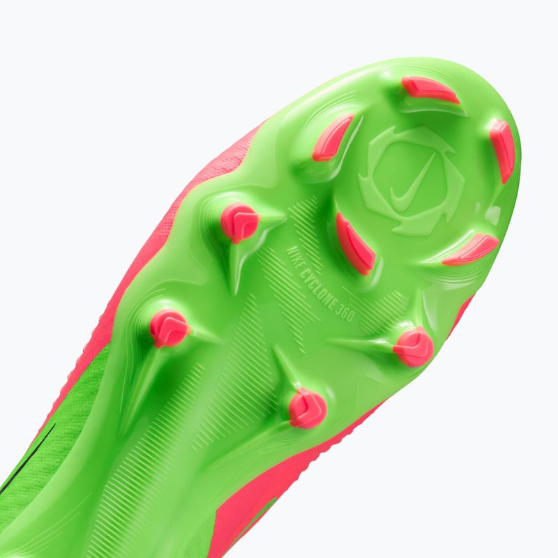 Încălțăminte de fotbal pentru bărbați Nike Phantom 6 Low Academy Erling Haaland FG hot punch/green strike/black 4