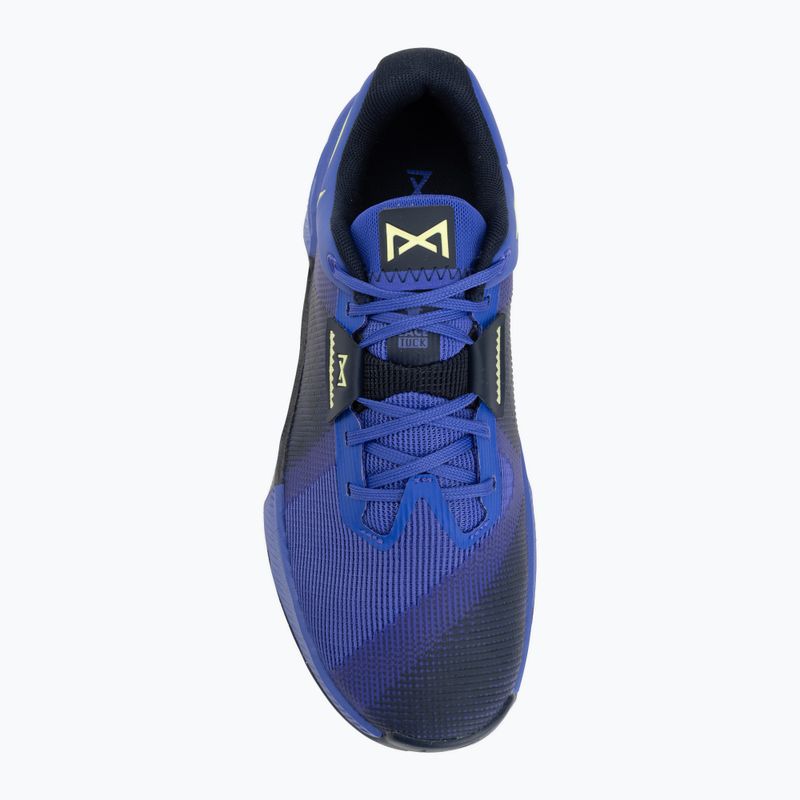 Încălțăminte de antrenament pentru bărbați Nike Metcon 10 persian violet/obsidian/light lemon twist 5