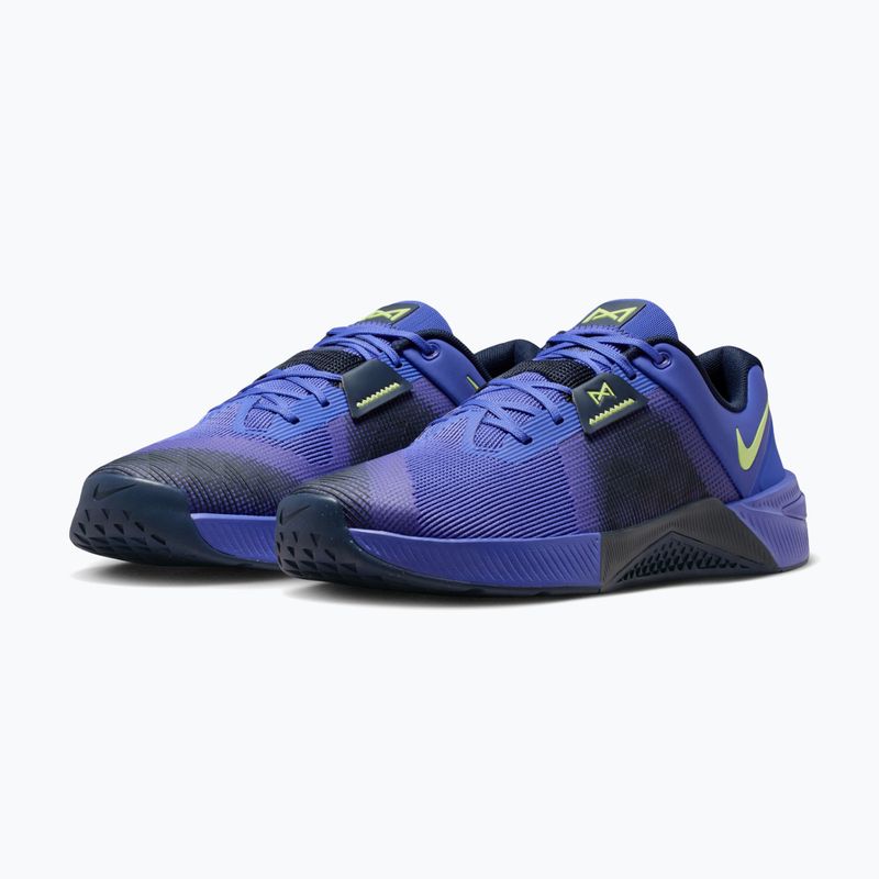 Încălțăminte de antrenament pentru bărbați Nike Metcon 10 persian violet/obsidian/light lemon twist 3