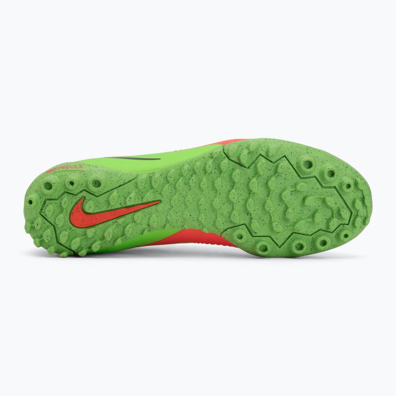 Încălțăminte de fotbal pentru bărbați Nike Phantom 6 Low Pro Erling Haaland TF hot punch/green strike/black 4