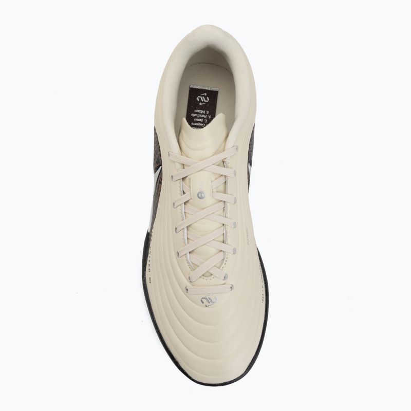 Încălțăminte de fotbal pentru bărbați Nike United Tiempo Maestro Academy TF fossil/burgundy crush/metallic silver 5