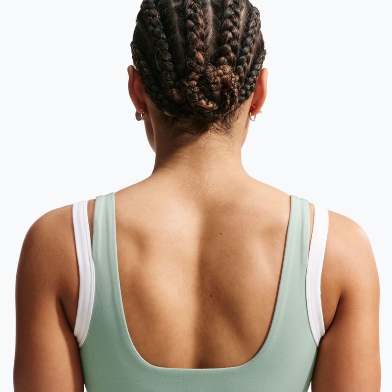 Sutien de antrenament Nike One Light Support steam/white/white 5