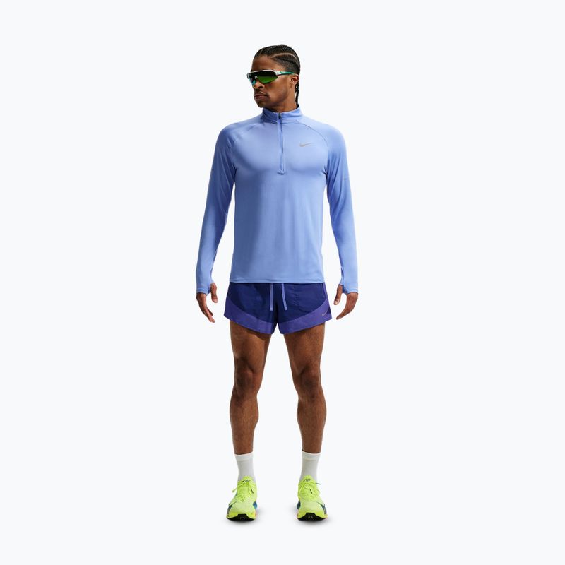 Pantaloni scurți de alergare pentru bărbați Nike Stride Dri-Fit Brief-Lined 5" deep royal blue/lapis 2