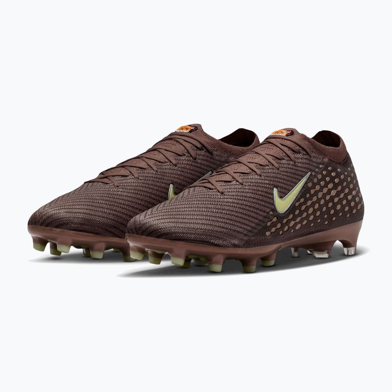 Încălțăminte de fotbal pentru bărbați Nike Zoom Vapor 16 Elite Kylian Mbappe AG-Pro plum eclipse/metallic silver 3