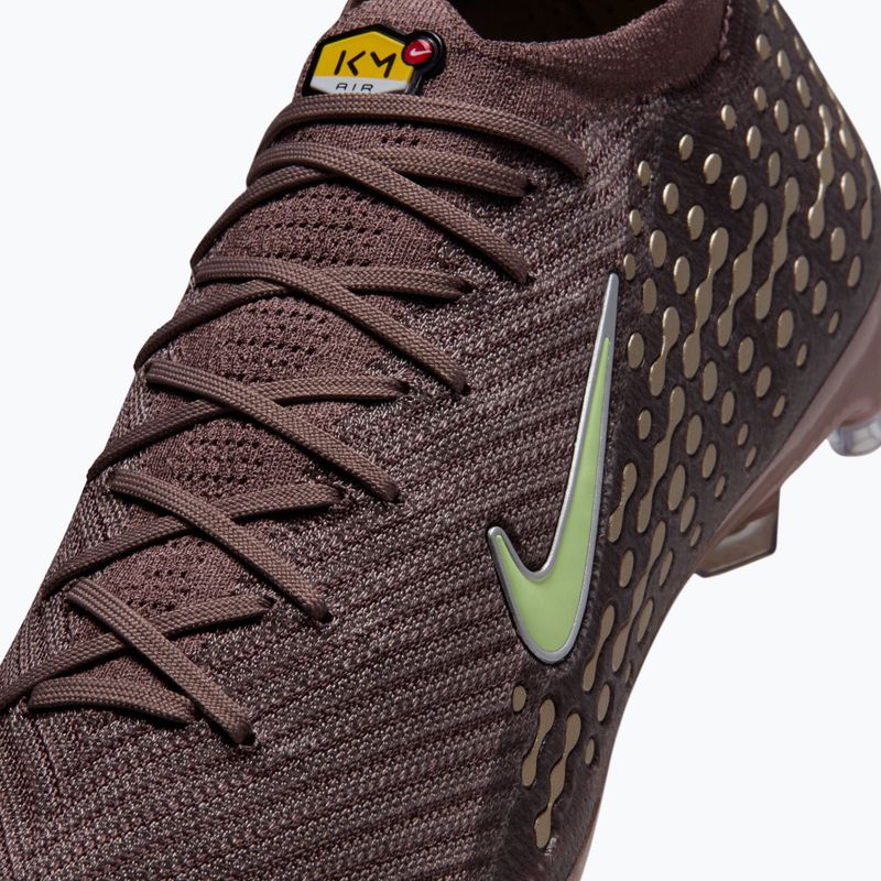Încălțăminte de fotbal pentru bărbați Nike Zoom Vapor 16 Elite Kylian Mbappe AG-Pro plum eclipse/metallic silver 4