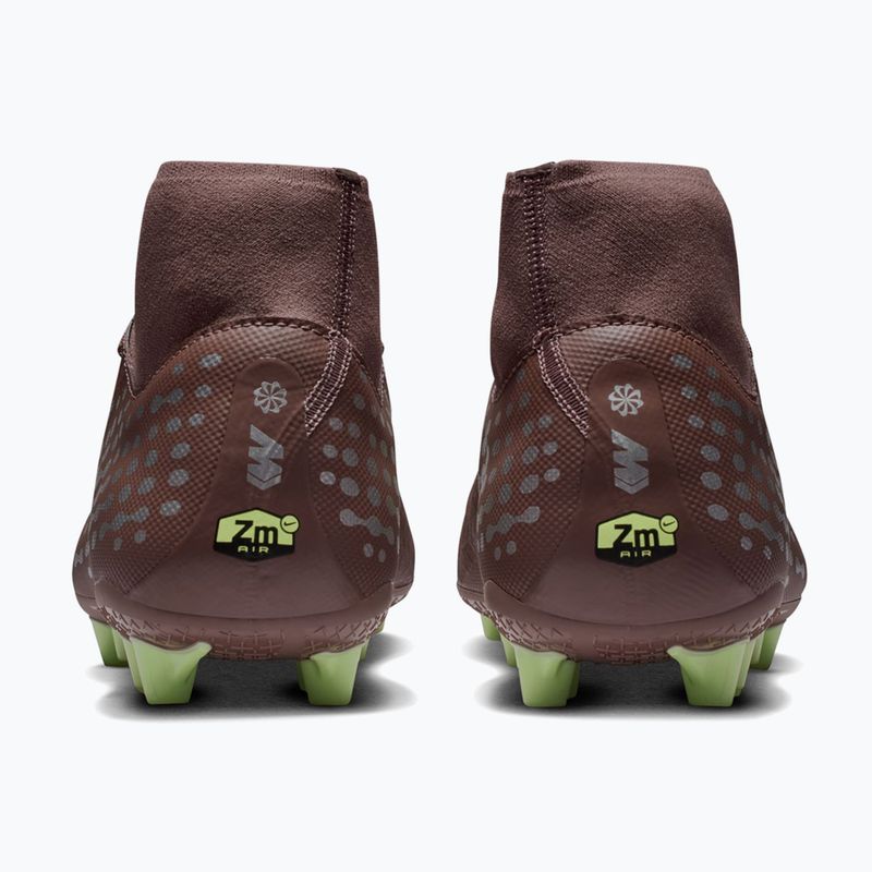 Încălțăminte de fotbal pentru bărbați Nike Mercurial Superfly 10 Academy Kylian Mbappé AG plum eclipse/metallic silver 4