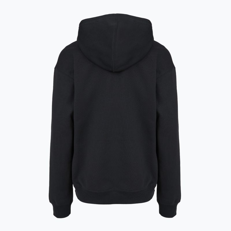 Bluză pentru femei  Jordan Fleece Hoodie black/gym red 7
