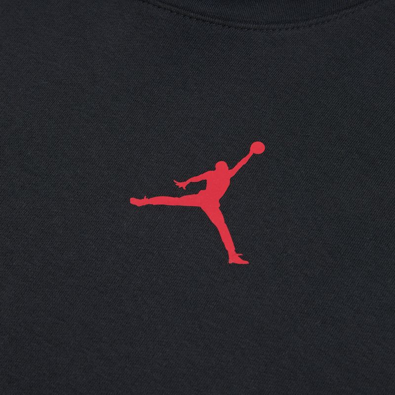 Bluză pentru femei  Jordan Fleece Hoodie black/gym red 8