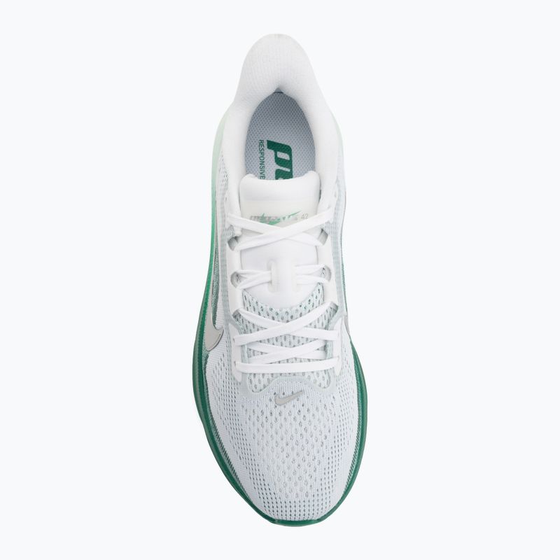 Încălțăminte de alergare pentru femei Nike Pegasus 42 white/malachite/metallic silver 5
