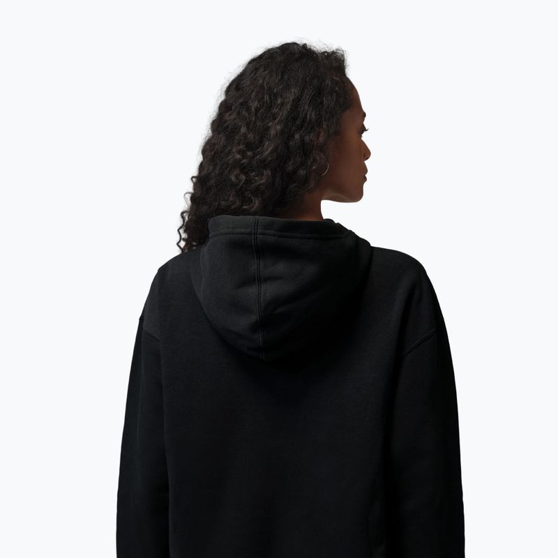 Bluză pentru femei  Jordan Fleece Hoodie black/gym red 3