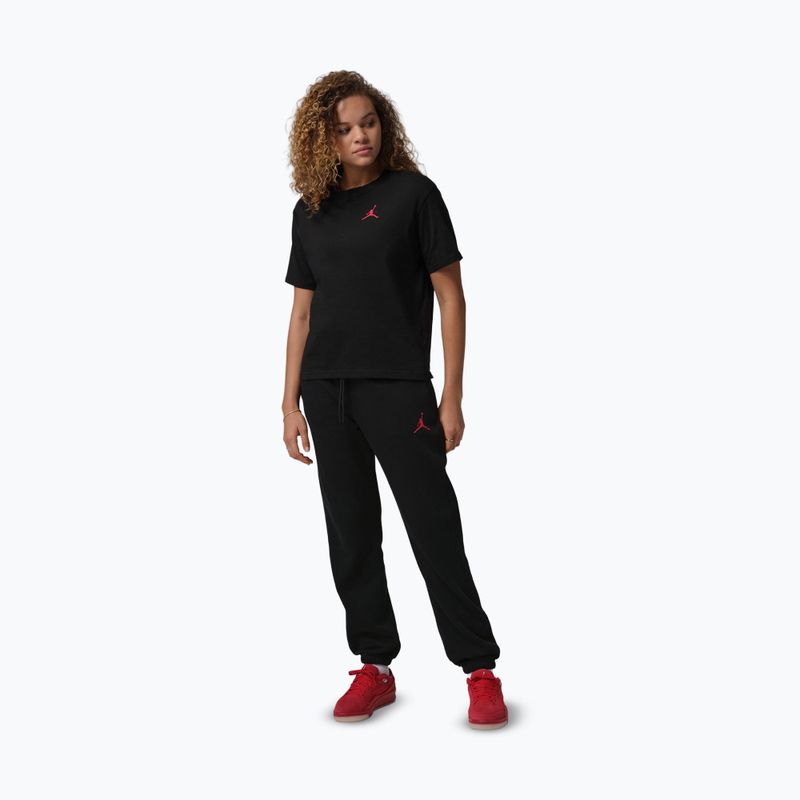 Pantaloni damă Nike Jordan Fleece black/gym red 2