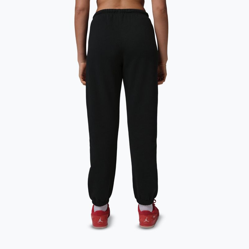 Pantaloni pentru femei Jordan Fleece black/gym red 3