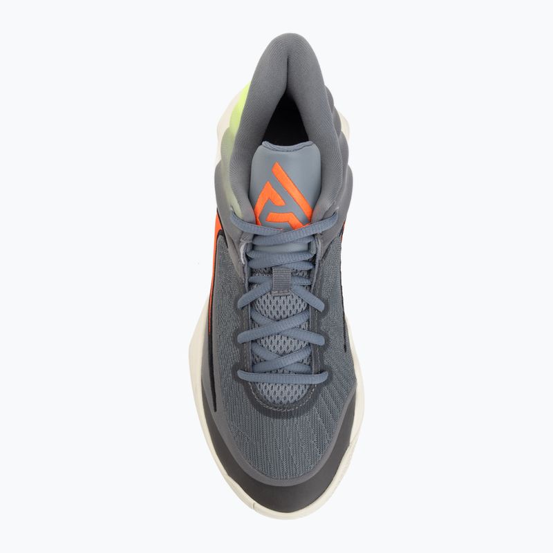 Încălțăminte de baschet pentru bărbați Nike Giannis Immortality 4 cool grey/volt/total crimson 5