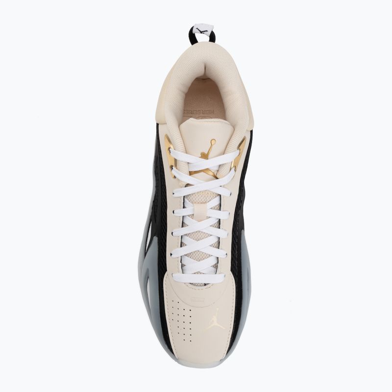 Încălțăminte de baschet pentru femei Jordan Heir Series 2 Precious Medal pearl white/black/metallic gold/white 5