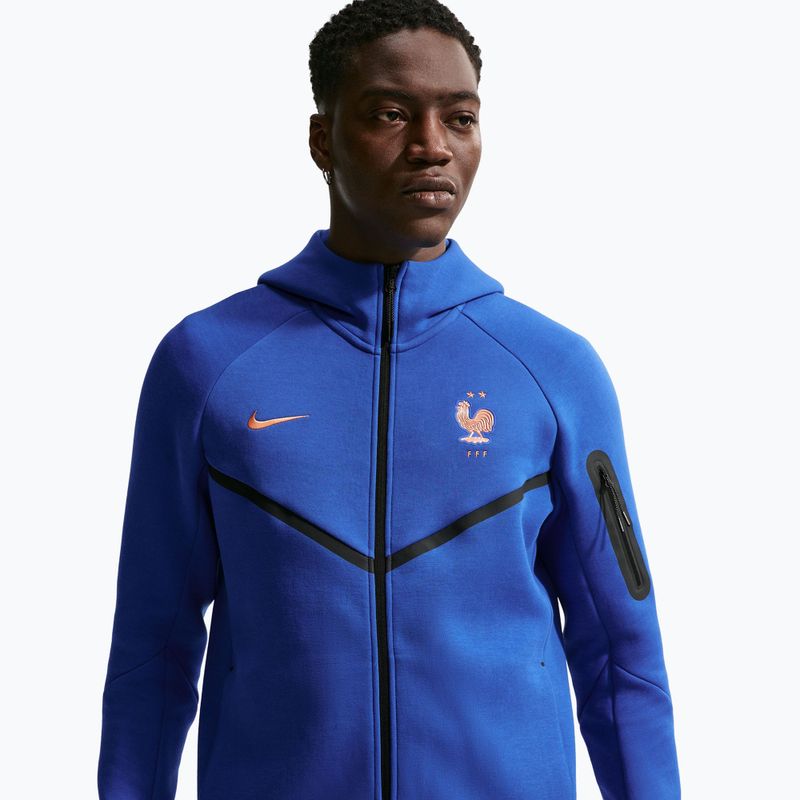 Bluză pentru bărbați Nike FFF Tech Fleece Windrunner Full Zip game royal/metallic copper 4
