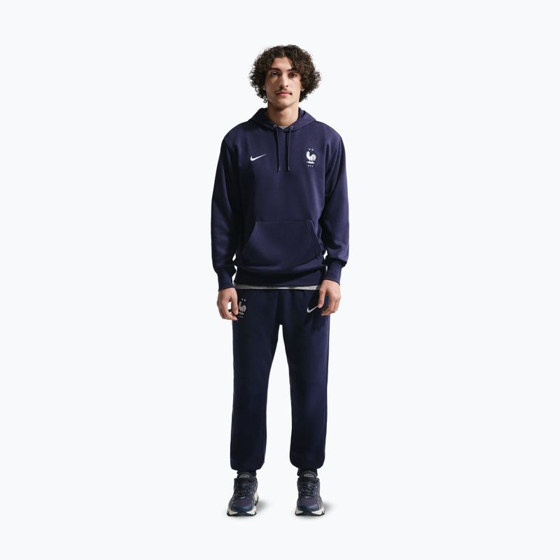 Bluză pentru bărbați Nike FFF Club French Terry blackened/white 2