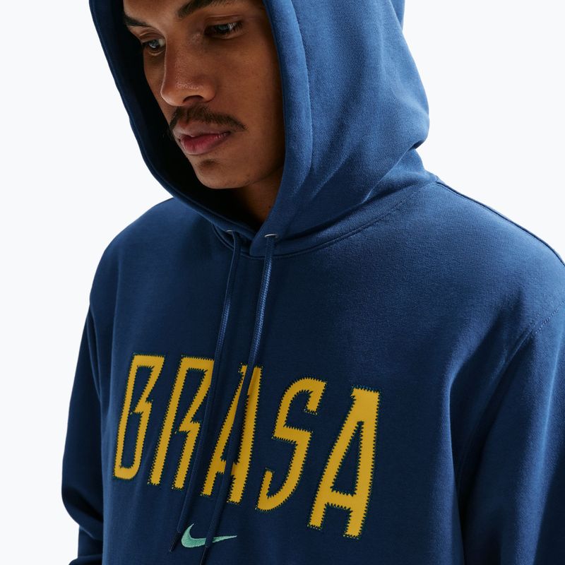 Bluză pentru bărbați Nike Brazil Club coastal blue/light mint 5