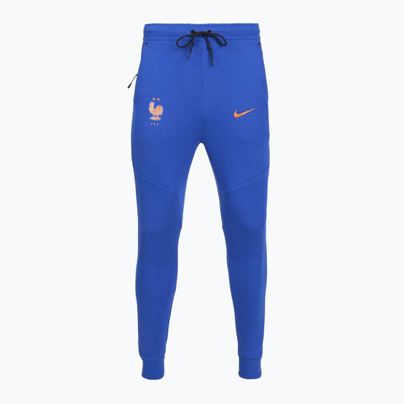 Pantaloni de fotbal pentru bărbați Nike FFF Tech Fleece Joggers game royal/metallic copper 6