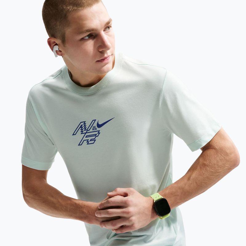 Tricou de alergare pentru bărbați Nike AeroSwift Dri-Fit barely green/lapis 6