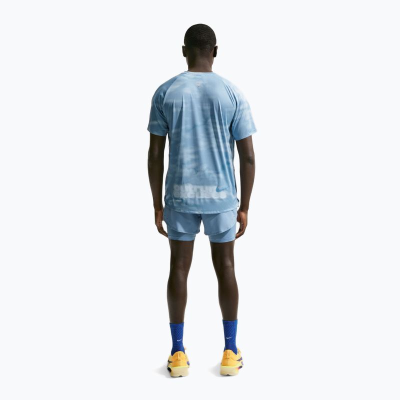 Tricou de alergare pentru bărbați Nike Stride Dri-Fit ADV work blue/light armory blue/aegean storm 3