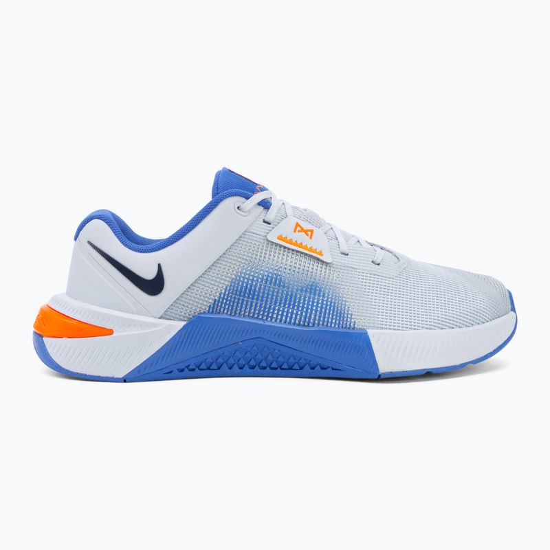 Încălțăminte de antrenament pentru bărbați Nike Metcon 10 football grey/blue crystal/midnight navy 2