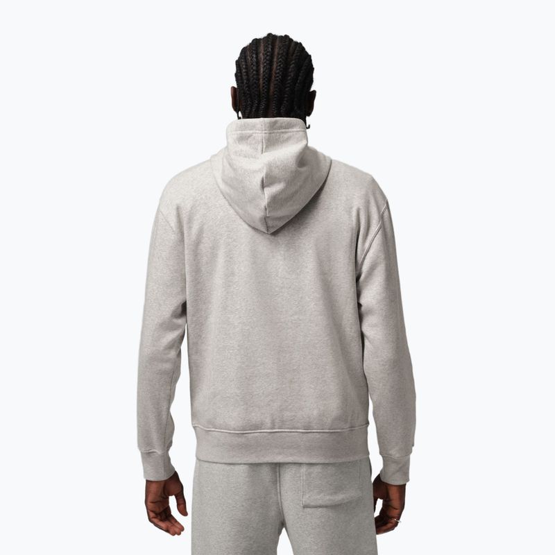 Bluză pentru bărbați Nike Jordan Pullover Hoodie grey heather/black 3