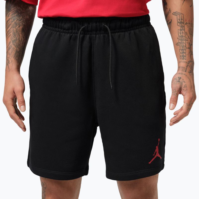Pantaloni scurți pentru bărbați Nike Jordan Fleece black/gym red 4