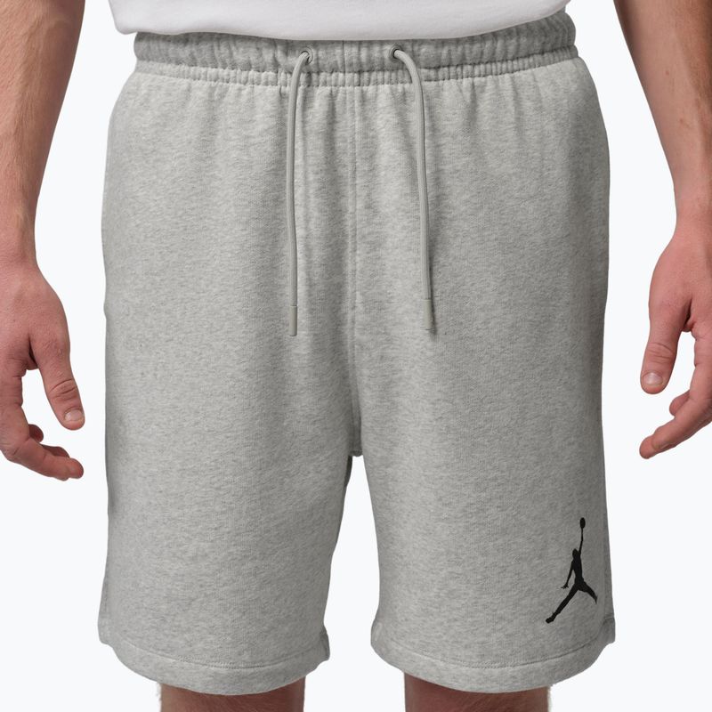 Pantaloni scurți pentru bărbați Nike Jordan Fleece grey heather/black 3