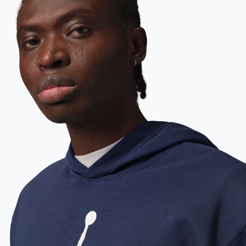 Bluză pentru bărbați Jordan Pullover Hoodie midnight navy/white 5