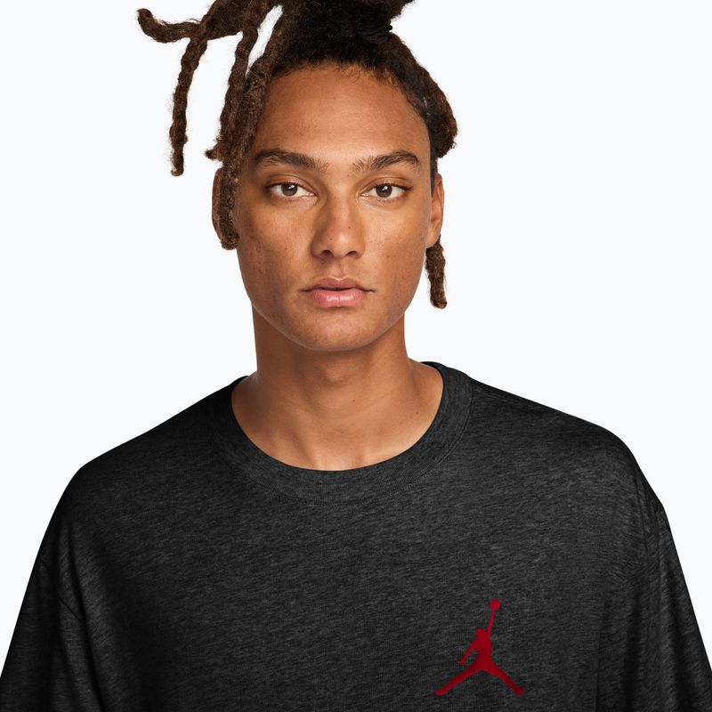 Tricou pentru bărbați  Jordan black/gym red 3