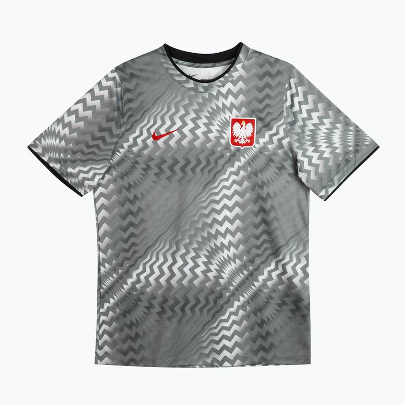 Tricou de fotbal pentru bărbați Nike Dri-Fit Poland Pre-Match 2026 pure platinum/cool grey 3