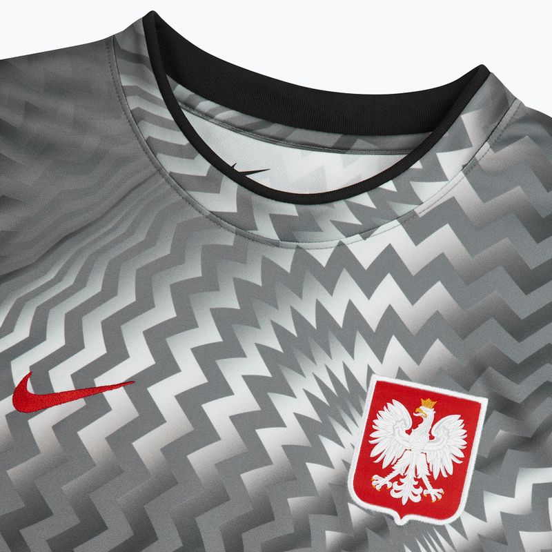Tricou de fotbal pentru bărbați Nike Dri-Fit Poland Pre-Match 2026 pure platinum/cool grey 4