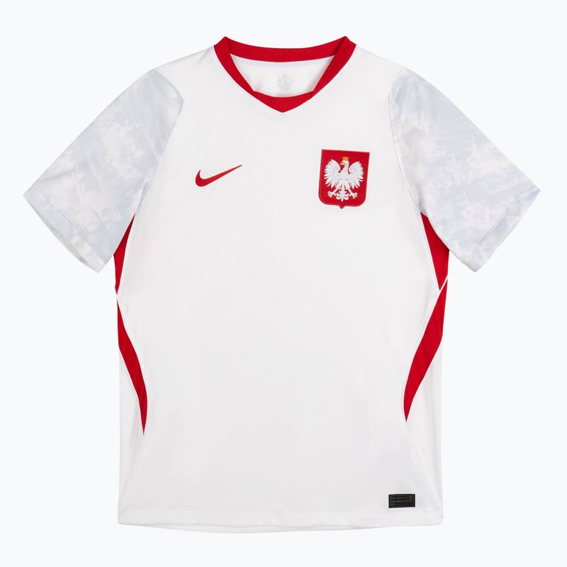 Tricou de fotbal pentru bărbați Nike Dri-Fit Poland Stadium Home 2026 white/field silver 3