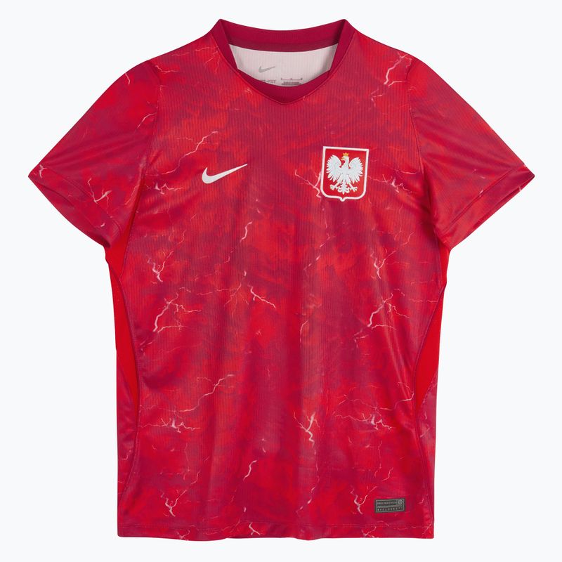 Tricou de fotbal pentru femei Nike Dri-Fit Poland Stadium Away 2026 noble red/sport red 3