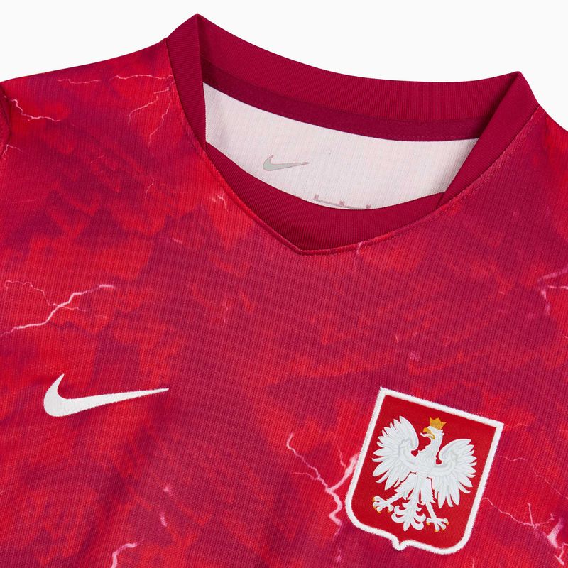 Tricou de fotbal pentru femei Nike Dri-Fit Poland Stadium Away 2026 noble red/sport red 4