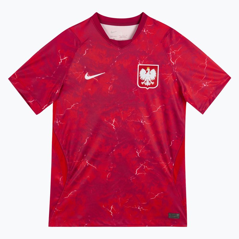 Tricou de fotbal pentru bărbați Nike Dri-Fit Poland Stadium Away 2026 noble red/sport red 3