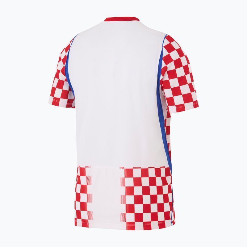 Tricou de fotbal pentru bărbați Nike Dri-Fit Croatia Stadium Home 2026 white/university red 2