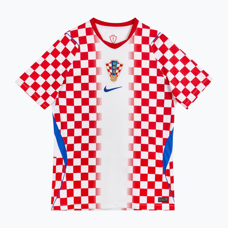 Tricou de fotbal pentru bărbați Nike Dri-Fit Croatia Stadium Home 2026 white/university red 3