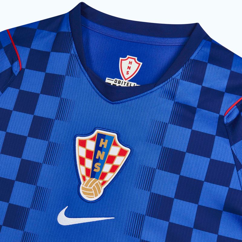 Tricou de fotbal pentru bărbați Nike Dri-Fit Croatia Stadium Away 2026 deep royal blue/hyper royal 4