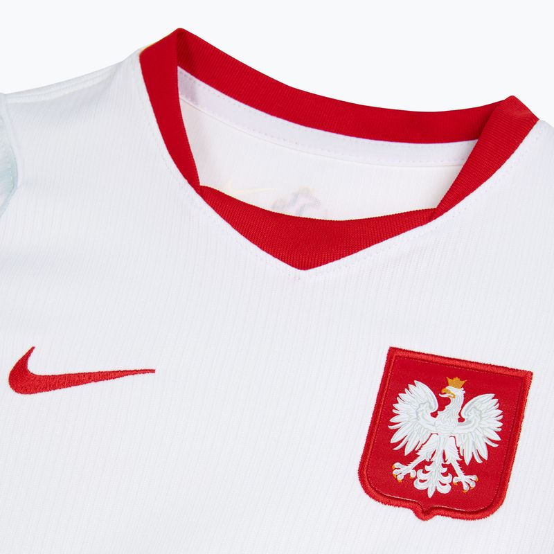 Set de fotbal pentru copii Nike Dri-Fit Poland Stadium Home Kit white/field silver 4