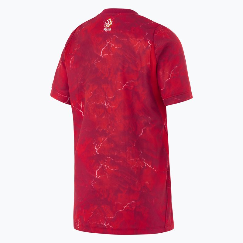 Tricou de fotbal pentru copii Nike Dri-Fit Poland Stadium Away 2026 noble red/sport red 2