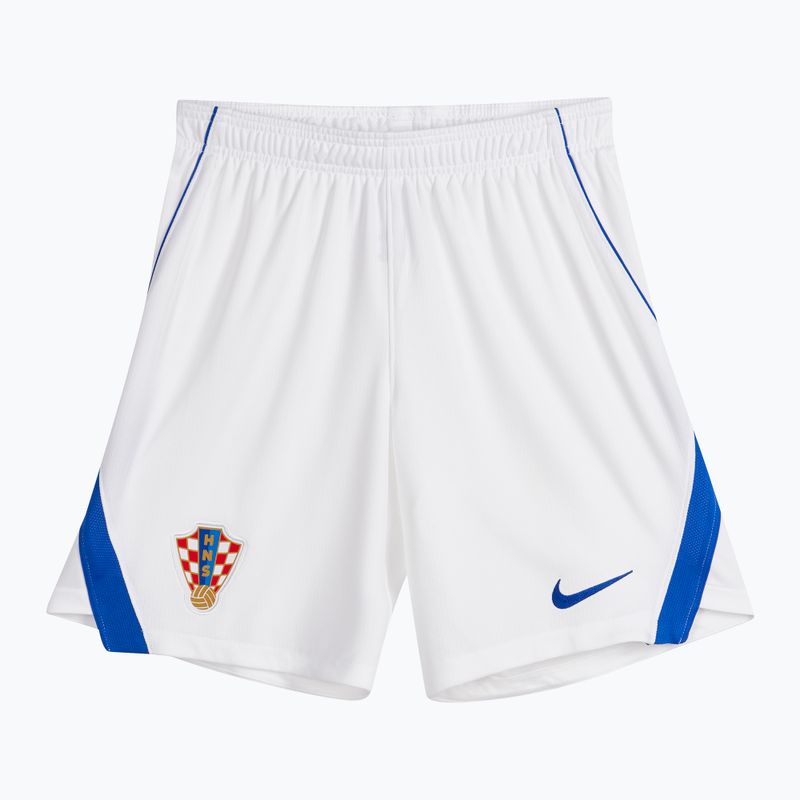 Pantaloni scurți de fotbal pentru bărbați Nike Dri-Fit Croatia Stadium Home white 3