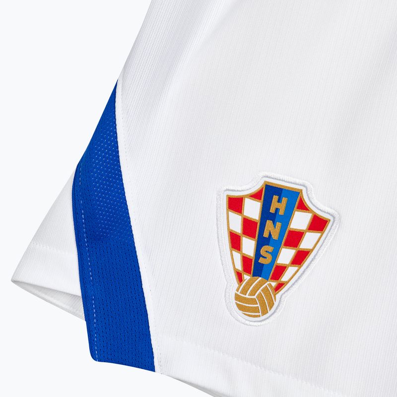 Pantaloni scurți de fotbal pentru bărbați Nike Dri-Fit Croatia Stadium Home white 4