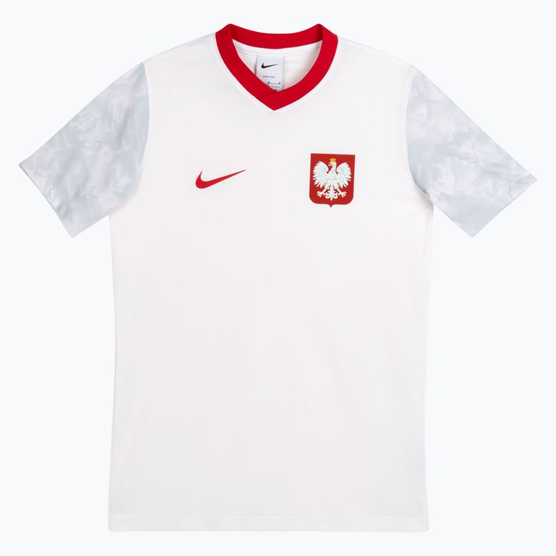 Tricou de fotbal pentru copii Nike Dri-Fit Poland Home 2026 white/field silver 3