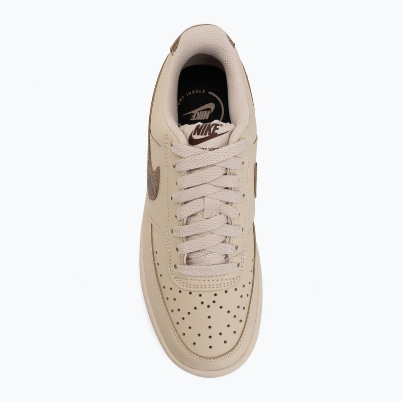 Încălțăminte pentru femei Nike Court Vision Low Premium sanddrift/black/british khaki 5