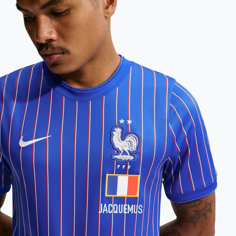 Tricou de fotbal pentru bărbați Nike FFF Academy Pro Pre-Match game royal/university red/white 6