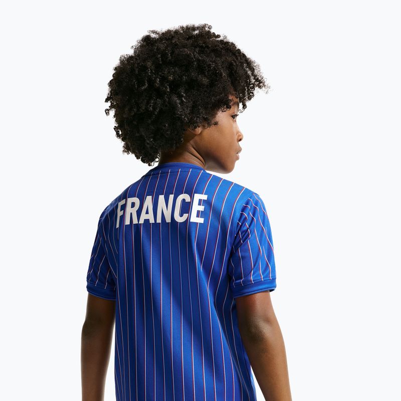 Tricou de fotbal pentru copii Nike France Pre-Match game royal/university red/white 7