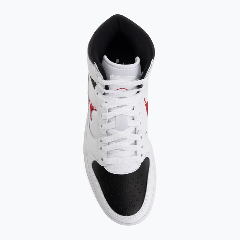 Buty męskie Nike Jordan Court Connect Mid white/black/gym red 5