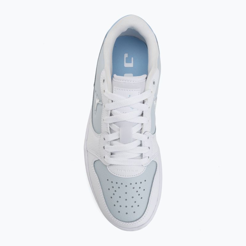 Încălțăminte damă Jordan Court Connect Low white/aura/psychic blue 5